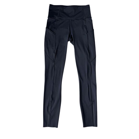 Lululemon Fast & Free 7/8 Tight II Nulux 25" Black Size 4 - Picture 5 of 11